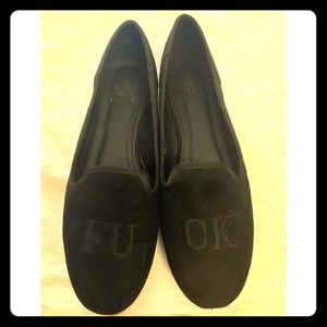 Lavish F*ck Black Loafers